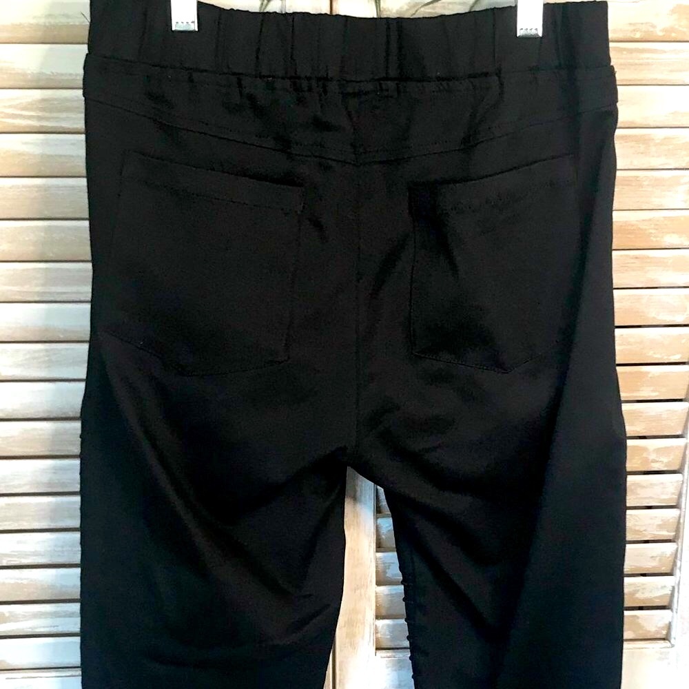 ✴️LAST ONE✴️ SMALL WOMEN'S BLACK MOTO PANTS - Picture 8 of 15